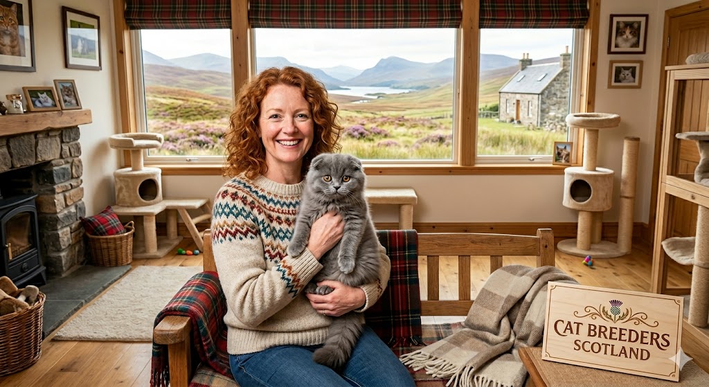 cat breeders scotland personality, care tips