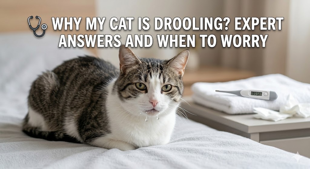 Cat drooling slightly showing why my cat is drooling and possible oral health issues