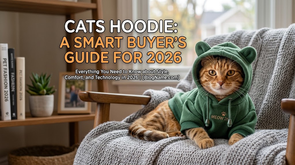 Cats hoodie with cute feline graphics, showing cats hoodie designs for cat lovers and comfortable everyday wear.