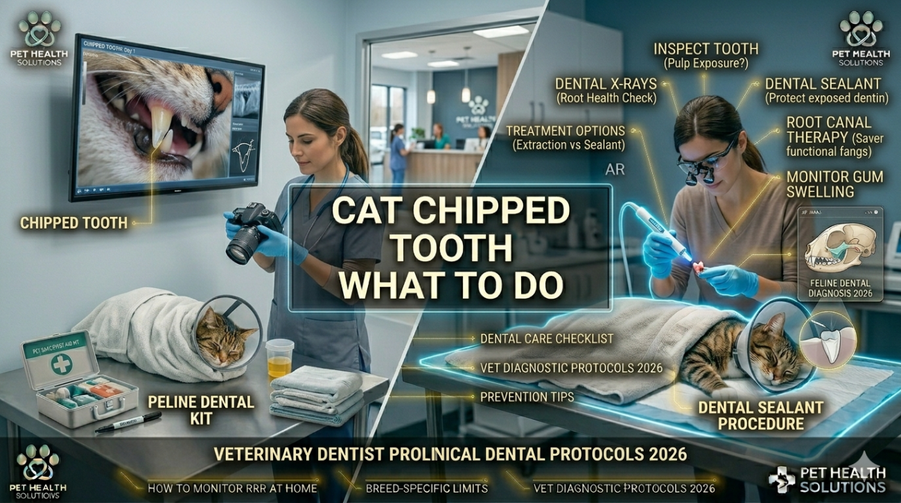 Cat Chipped Tooth What to Do