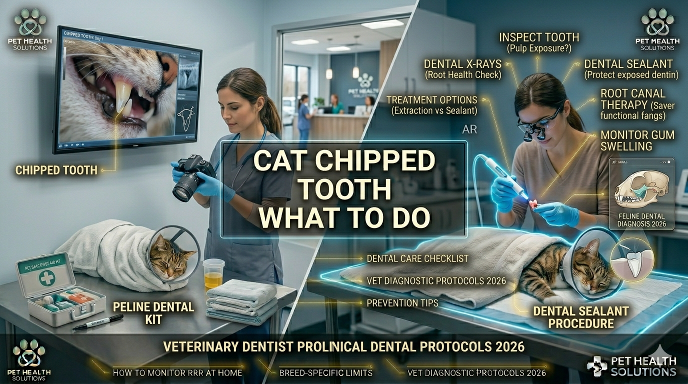 Cat Chipped Tooth What to Do