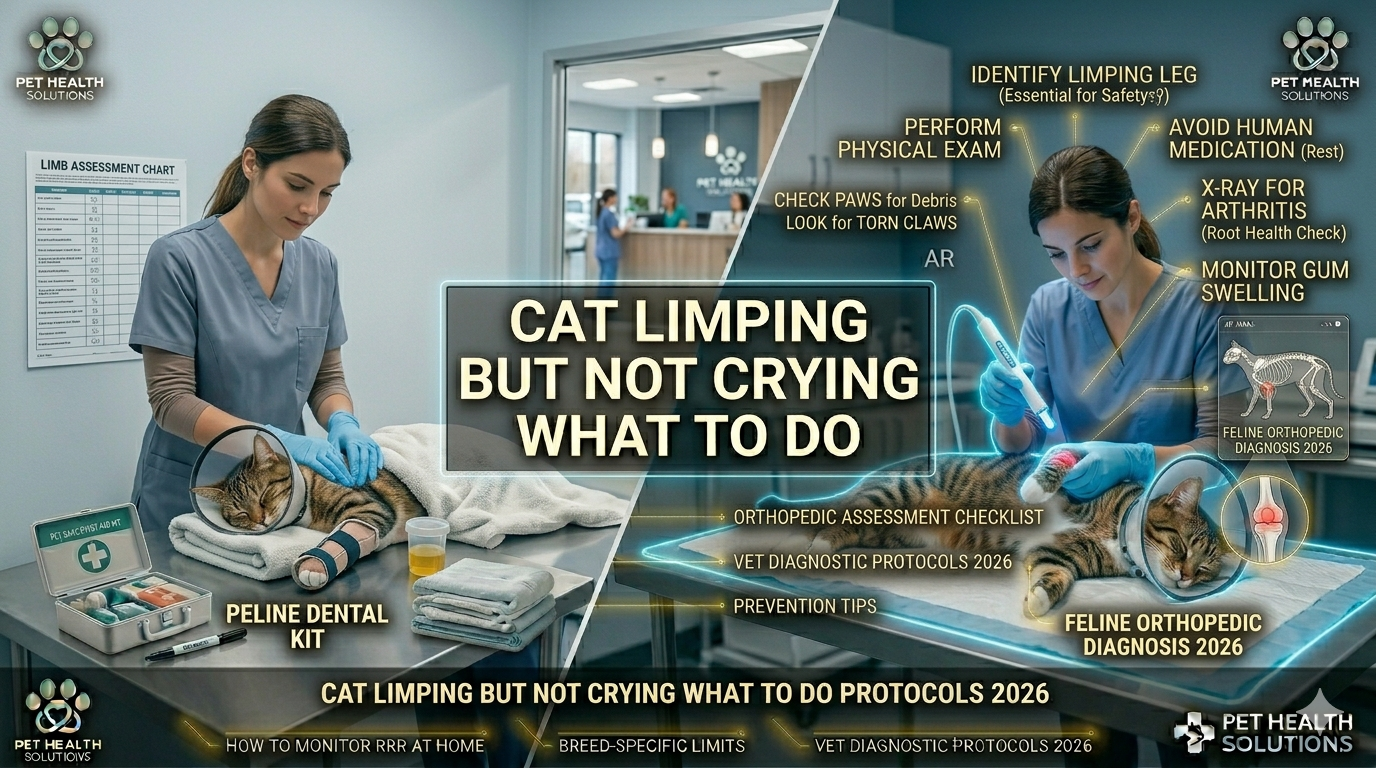 Cat Limping But Not Crying What to Do