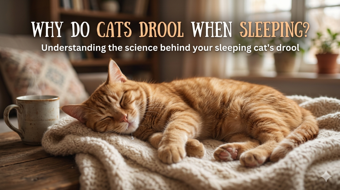 why do cats drool when sleeping