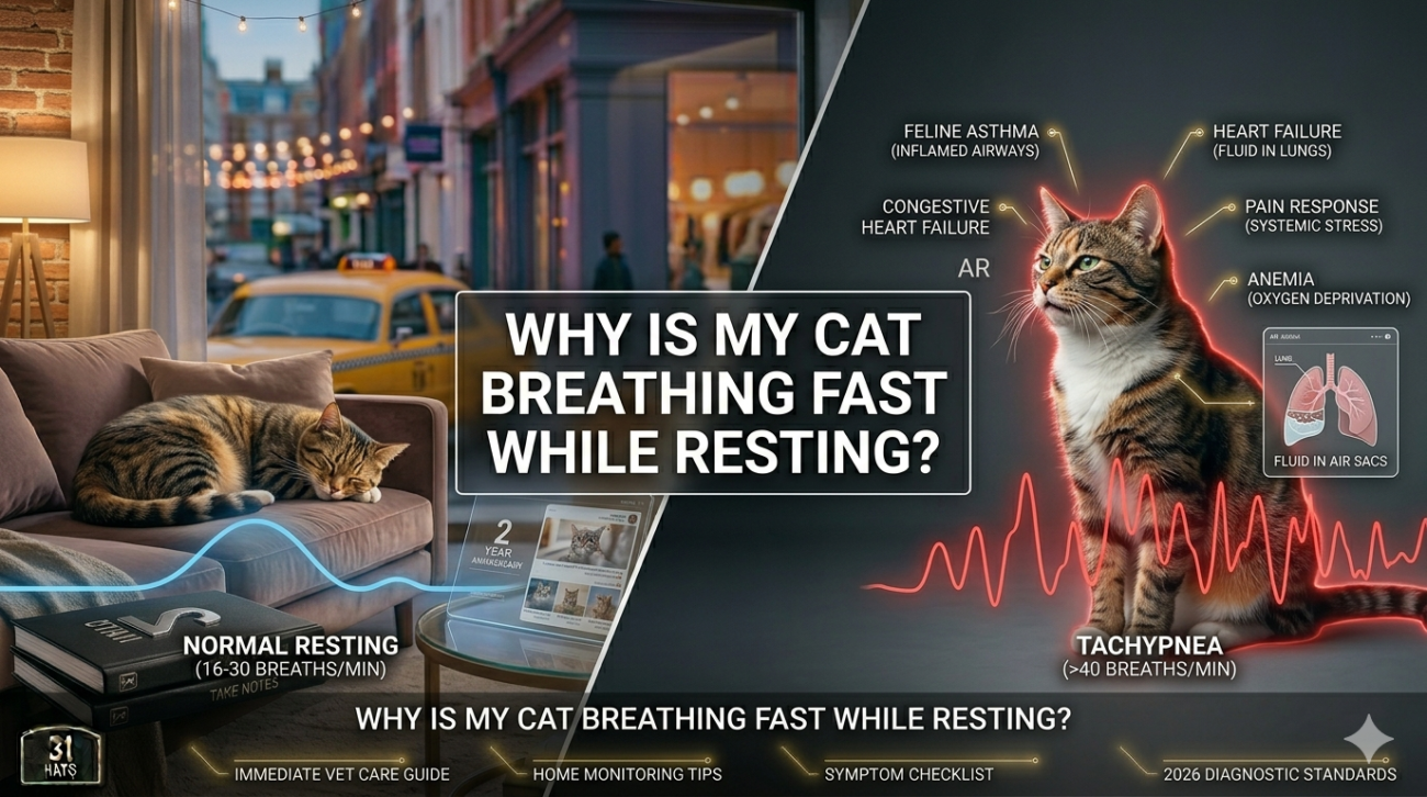 Why Is My Cat Breathing Fast While Resting?