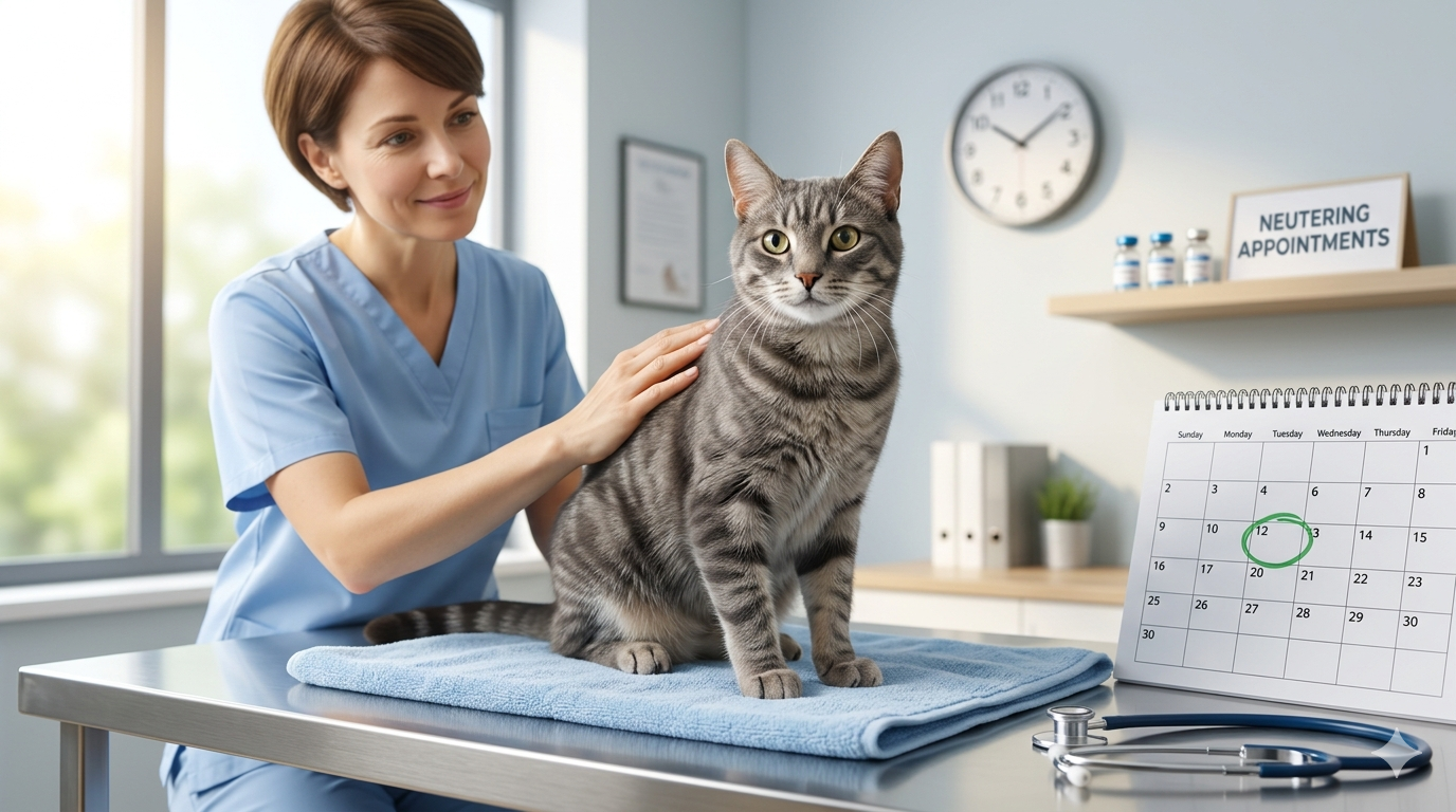 Best Time to Neuter a Cat Male