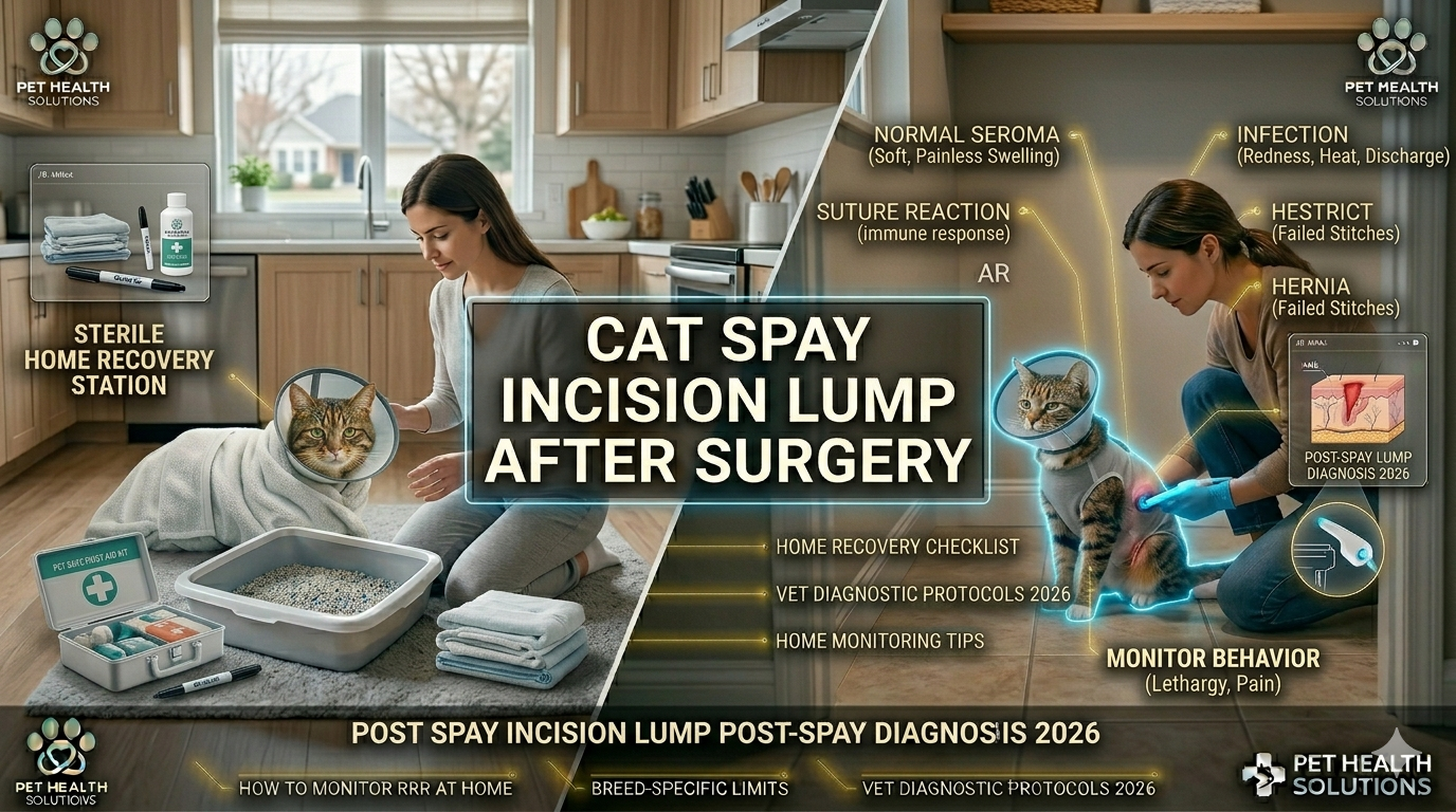 Cat Spay Incision Lump After Surgery