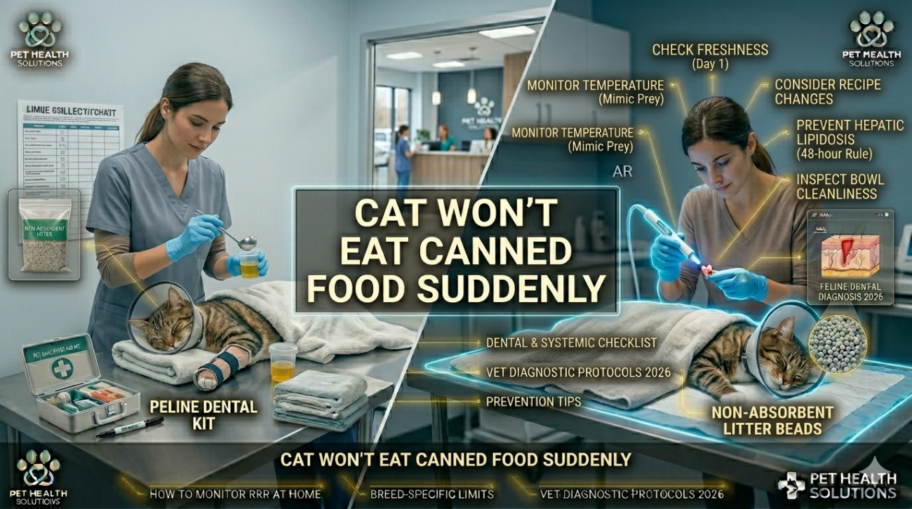 Cat Won't Eat Canned Food Suddenly