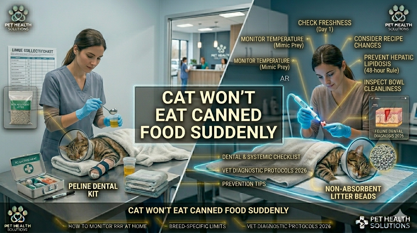 Cat Won't Eat Canned Food Suddenly