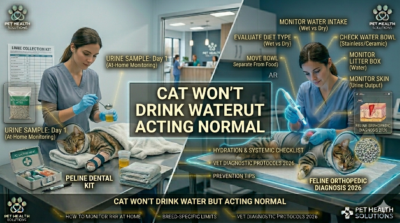 Cat Won't Drink Water But Acting Normal