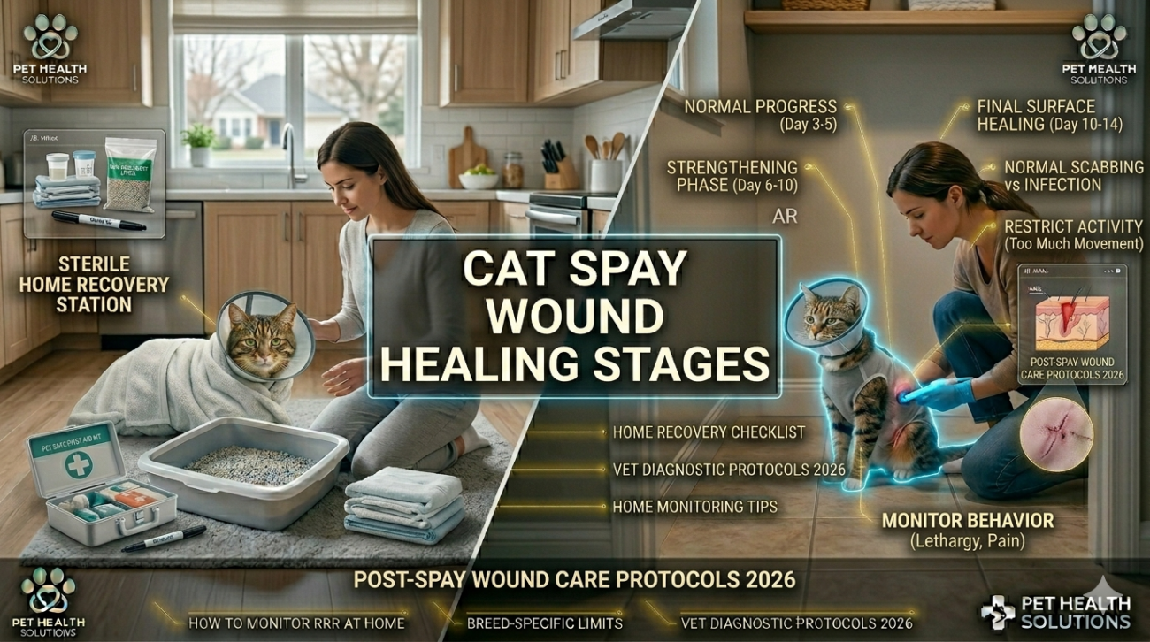 Cat Spay Wound Healing Stages