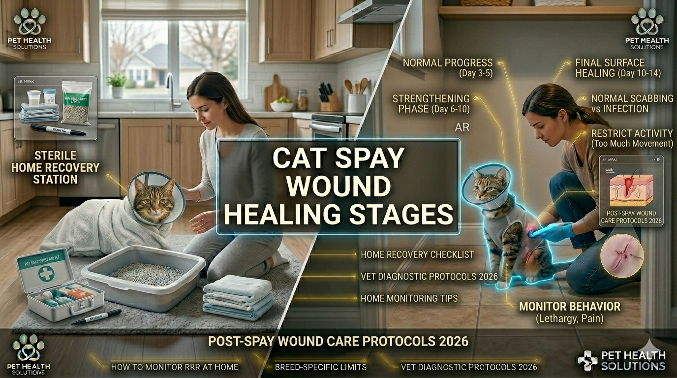 Cat Spay Wound Healing Stages