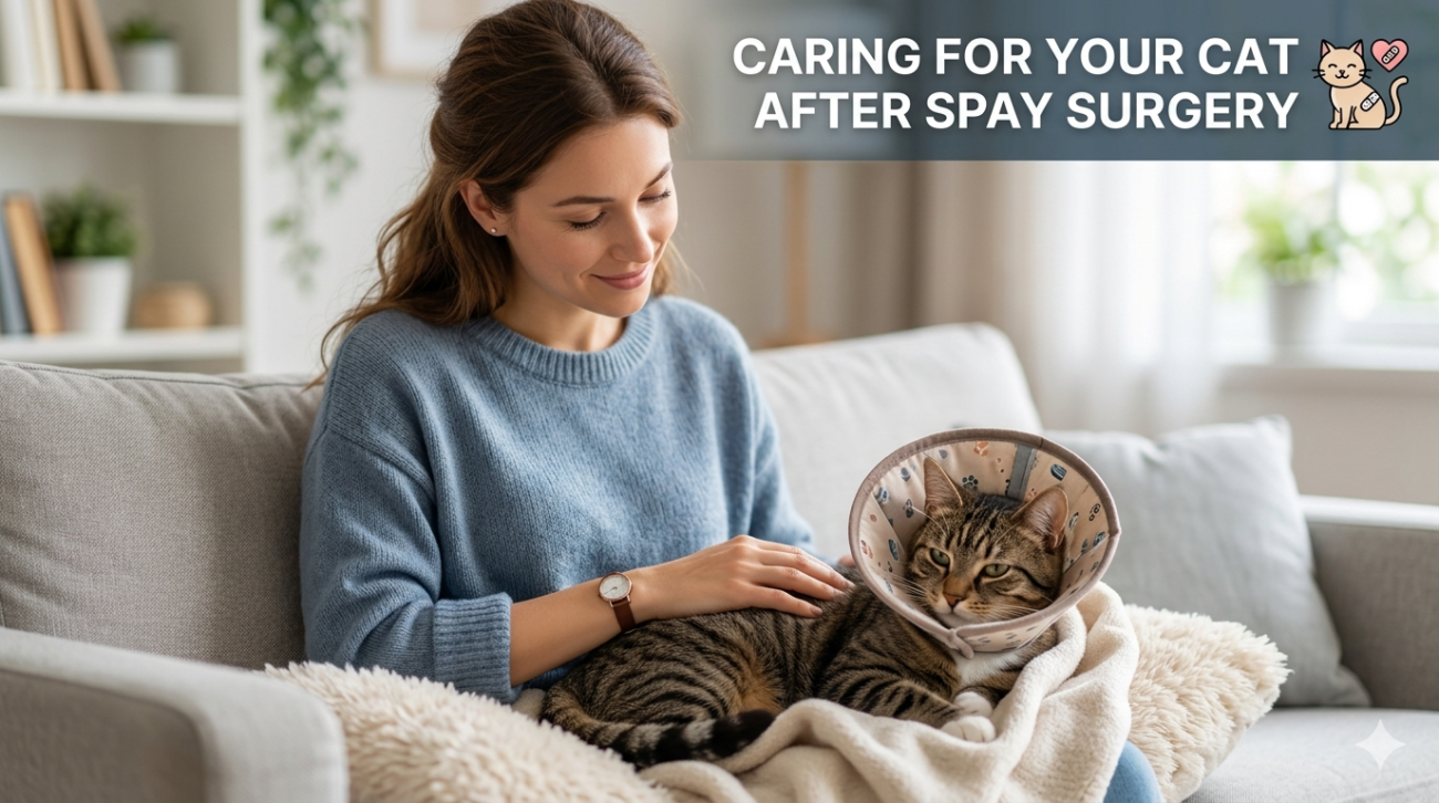How to Care for Cat After Spay Surgery