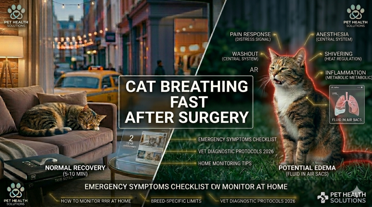 Cat Breathing Fast After Surgery
