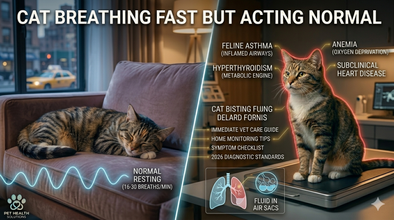 Cat Breathing Fast But Acting Normal