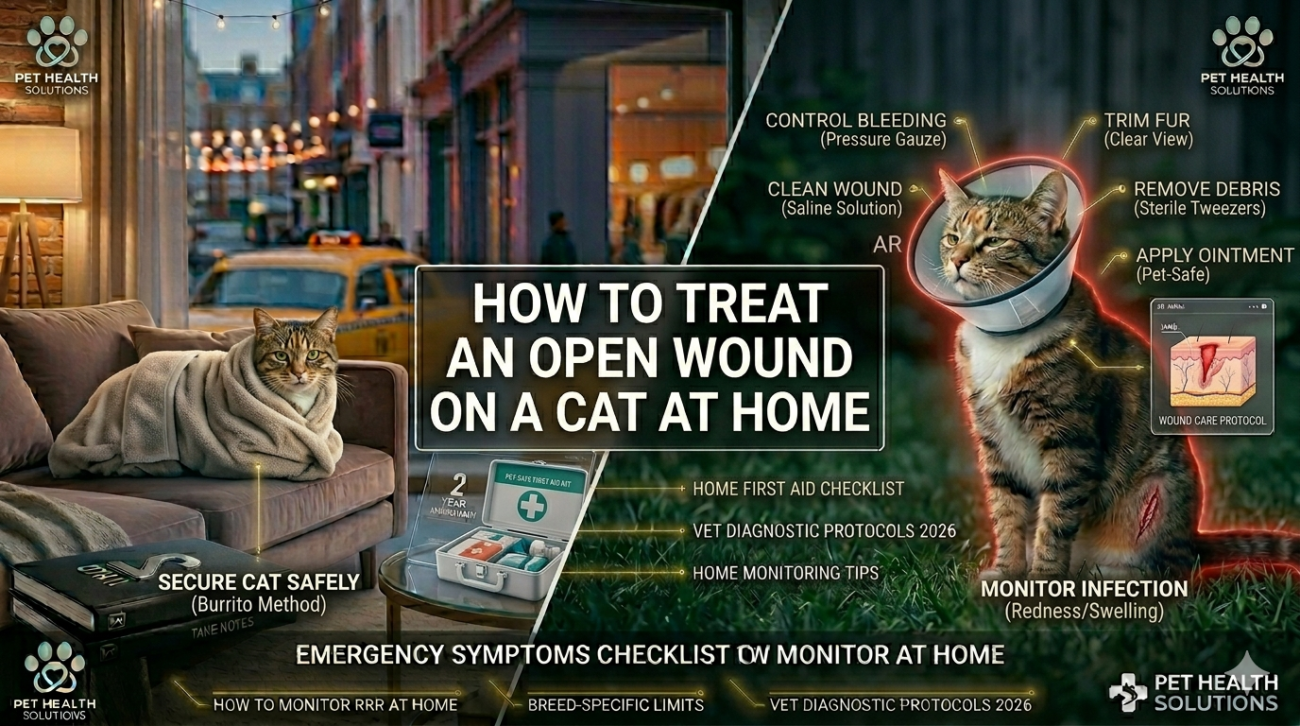 How to Treat an Open Wound on a Cat at Home