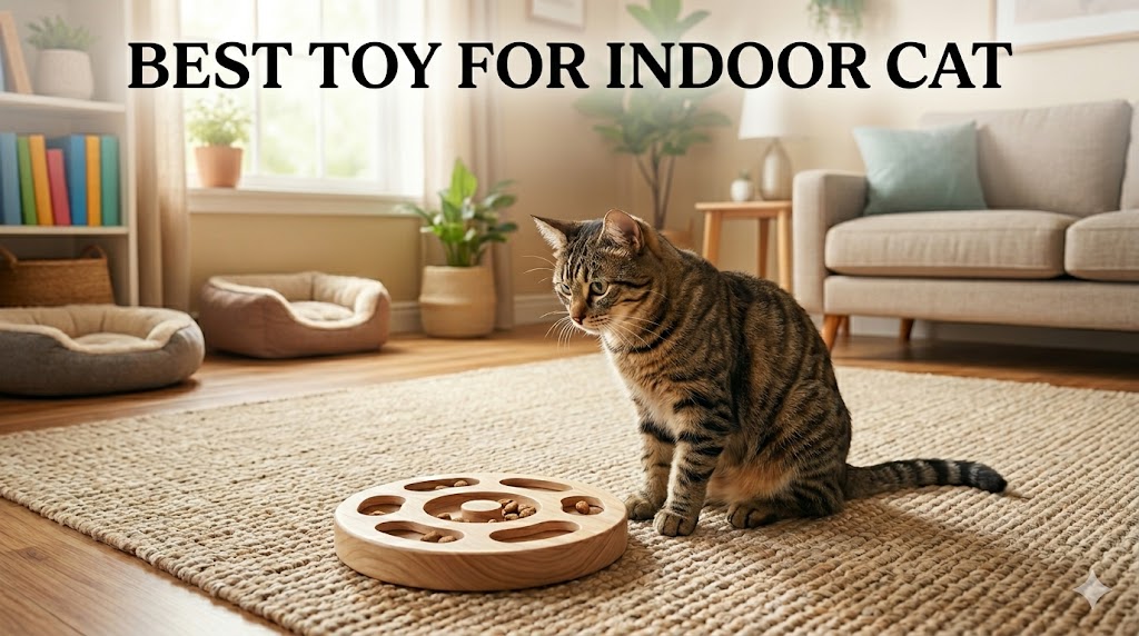 interactive toy for bored indoor cats