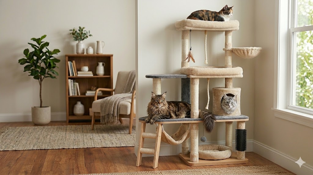 Cat condo for maine coon