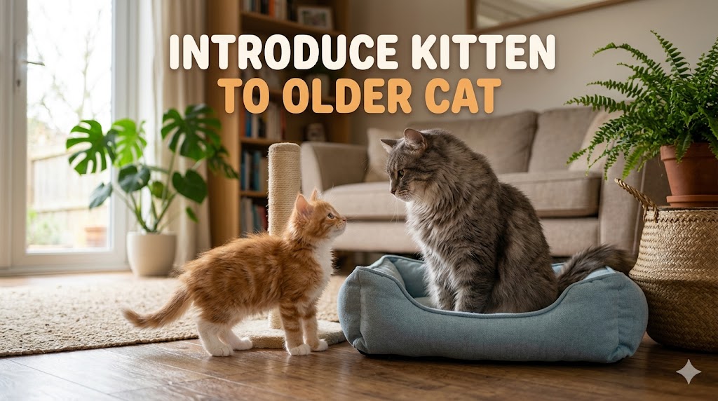 new kitten introduce to older cat