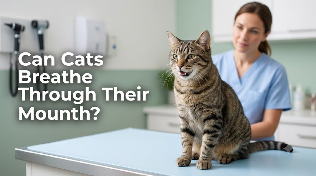 can cats breathe through their mouth find out causes and remedies