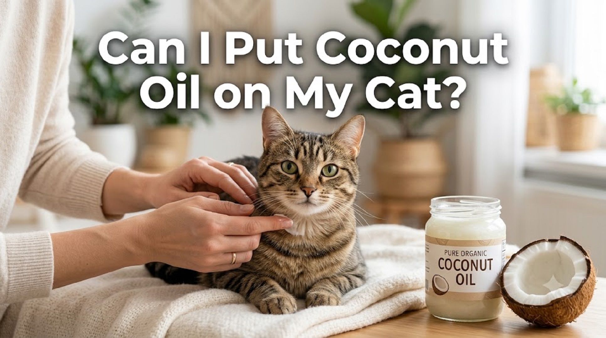 a complete guide on can i put coconut oil on my cat