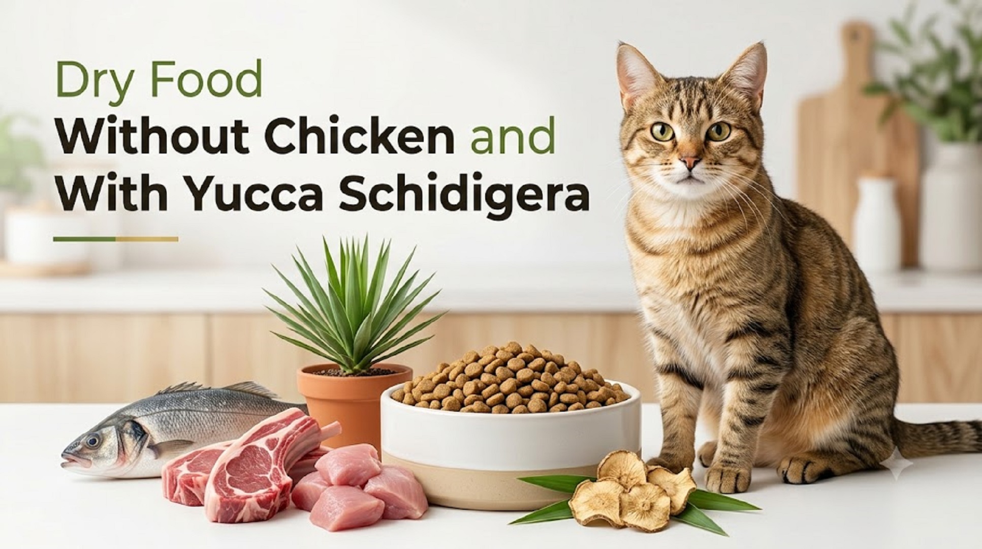 dry food without chicken and benefits of yucca schidigera