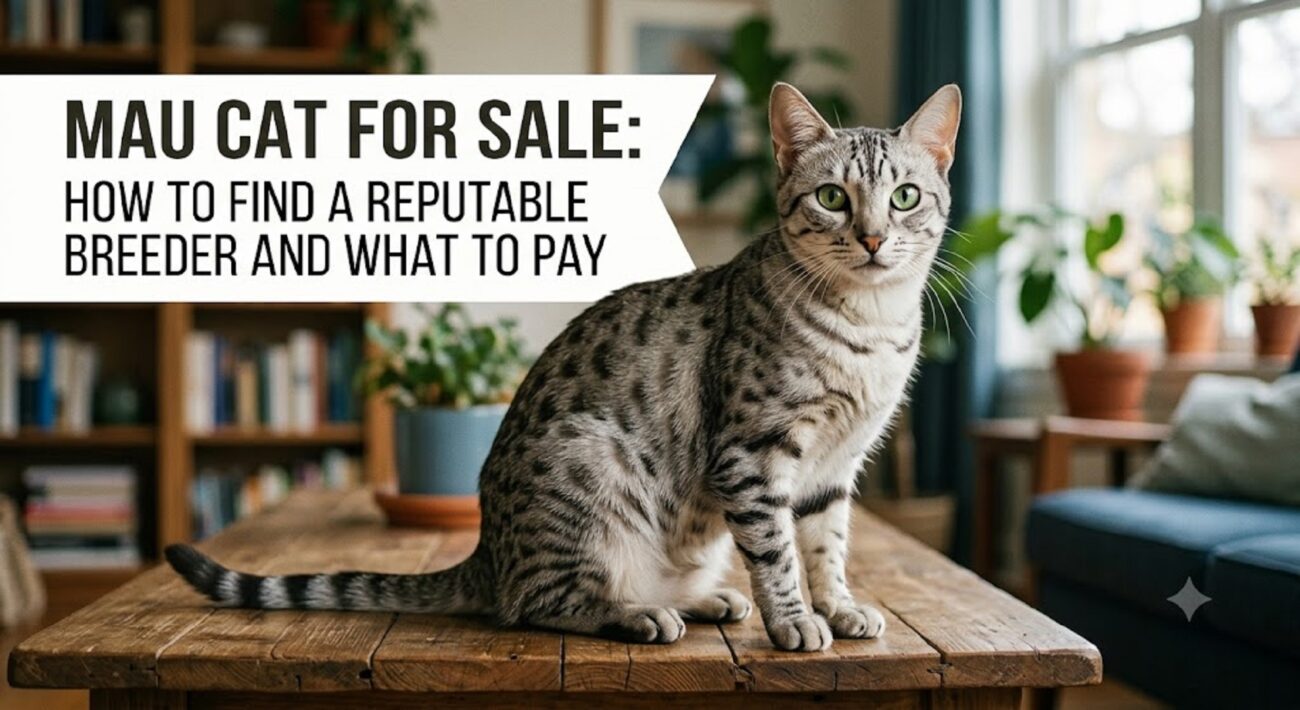 mau cat for sale a detailed guide for cat owner's
