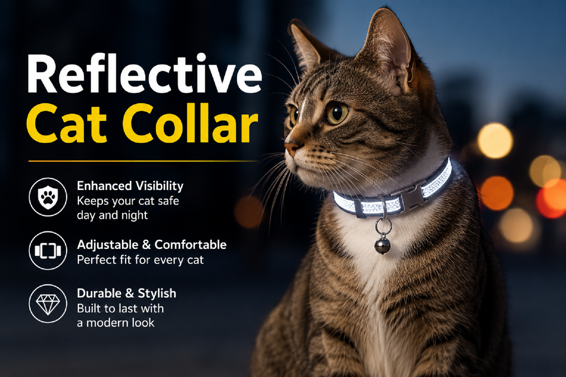 a complete guide on reflective cat collar with reviews and features for cat owner's
